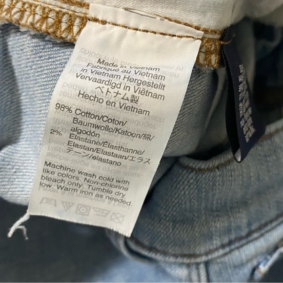 MADEWELL Button Fly 9” High Rise Skinny Ankle Jeans size 34 - Picture 6 of 10